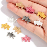 30Pcs 5 Colors lotus connector charm For Bracelets Necklaces earrings Pendant Diy Handmade Jewelry Making 16*12mm G127