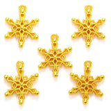 20pcs 4 Color Alloy christmas snow Charms For Earring necklace Pendants DIY Handmade Jewelry Accessories Making 20*15mm L518