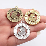 2pcs 40x35mm Antique Bronze Color Antique Silver Color Antique Gold Color Ancient Egypt Series Hurghada Souvenir Charms