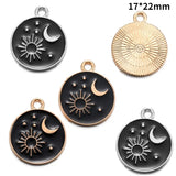 10pcs Dark Gothic Style Skull&Butterfly Enamel Charms for DIY Personality Punk Necklace Earrings Keychain Halloween Spooky Decor