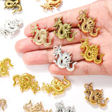 5pcs 5 Color Dragon Charm for Necklace Keyring jewelry Pendant  DIY Handmade Crafts accessories 30*21mm D815