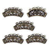 10pcs Antique Silver color Necklace Findings Metal Charm Pendants Jewelry Making DIY Charms Handmade G104