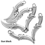 20pcs 6Colors  Zinc Alloy Scream Charms Fit Jewelry Pendant For DIY Necklace Bracelet Jewelry Making Findings