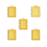 5pcs rectangle Necklace Charm DIY Setting Cabochon Cameo Base Tray Bezel Blank Fit 18*12mm Cabochons Jewelry Making 27*20mm C128