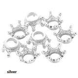 20pcs 7 colors Crown Charms Pendants for Bracelet Necklace DIY Jewelry Making Finding Accessories 12*6mm N202