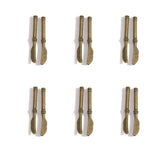50pcs 6 Colors Mini tableware Spoon fork Dining knife Charms DIY Clothing luggage accessories Jewelry Making 21*3mm J511