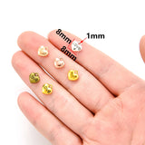 30PCS Delicate Lovly Heart Shape Love Accessories Charm for Women's Personalized DIY Jewelry Making Pendant Necklace Earrings