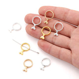 inside diameter 10mm fish tail Wrapped Bead Connect Spacers Through Hole Beading Cap DIY Bracelet for Jewelry Making R235