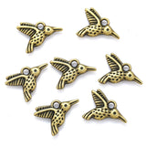 20pcs 5 Color Flying birds Charm for earring Necklace Keyring jewelry Pendant  DIY Handmade Crafts accessories 17*13mm D569