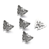 30pcs 6 Colors butterfly Charms For Bracelets Necklace Pendant DIY Handmade Jewelry Making accessories 12*15mm D2148