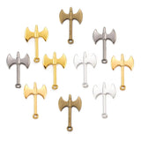 10 pcs axe Charms Antique Silver color Metal Pendant for Necklace Charm DIY Jewelry Making 40*25mm M32