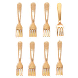 50pcs 4 Colors Mini tableware Spoon fork Dining knife Charms DIY Clothing luggage accessories Jewelry Making 19*5mm J492