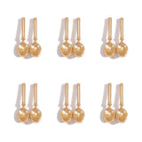 50pcs 6 Colors Mini tableware Spoon fork Dining knife Charms DIY Clothing luggage accessories Jewelry Making 21*3mm J511
