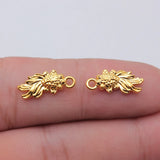40pcs 17x7mm 3 Colors Antique Silver Color Antique Gold Color Gold Color Chinese Style Goldfish Charms