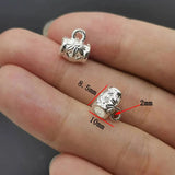 20-40pcs silver color Zinc Alloy Bead DIY big hole metal connector Beads Fits Charm Bracelets Necklaces Pendants making R224