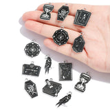 10Pcs Dark Gothic Series Jewelry Accessories Alloy Pendants for DIY Necklaces Earrings Charms Jewelry Materials W626