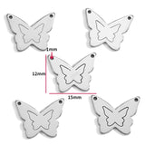 5pcs stainless steel dolphin butterfly/spider Charms Animal Pendants DIY Handmade Necklace Bracelet Earrings Jewelry Making W418