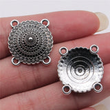 10pcs 21x22mm Antique Silver Color Body Chain Waist Chain Connector For DIY Jewelry Making Handmade Jewelry Findings