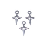 40pcs 15x9.1mm 5 Colors Star Charms For DIY Jewelry Making