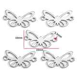5pcs stainless steel dolphin butterfly/spider Charms Animal Pendants DIY Handmade Necklace Bracelet Earrings Jewelry Making W418