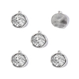 5pcs 4 Colors Irregular Alloy Charms Keyrings Bracelet Pendants Suitable for DIY Handicraft Jewelry Making B1113