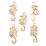15pcs 6 Color Hippocampus Charms Alloy Metal For earring animal Pendants DIY Handmade Jewelry Accessories Making 12*29mm D725