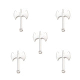 10 pcs axe Charms Antique Silver color Metal Pendant for Necklace Charm DIY Jewelry Making 40*25mm M32