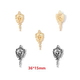 5pcs 2 colour Heart shaped Cross Charms Halloween Charms DIY Handmade Necklace Bracelet Earrings Jewelry Accessories W273