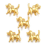 10pcs 6 Colors Small Dog Charms For Bracelets Necklace Pendant DIY Handmade Jewelry Making accessories 14*16mm D9348
