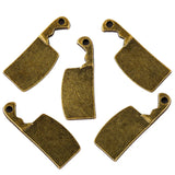 15pcs Antique silver color kitchen knife Zinc alloy charms Wholesales earring bracelet jewelry DIY handmade 21*9mm J279