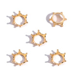 50Pcs 8 Colors Alloy Crown Design Accessories 23 * 23 * 8Mm DIY Necklace Bracelet Jewelry Production Materials Wholesale N239