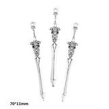 11-20pcs Mixed Styles Antique Knight Sword Anime weapon Charm for Jewelry Making DIY Handmade Weapons Personality Necklace U088