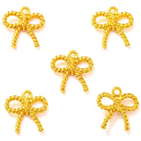 30pcs 6 colours Small Bow knot Charms for Bracelet Necklace Pendant Jewelry Making Handmade Crafts diy Supplies 12*12mm N1176