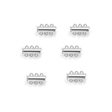 5Set 2-5 Row buckle cylindrical Magnet Connected Clasps Pendant DIY Couple Magnetic Buckle For Jewelry Necklace Bracelet W291