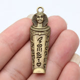 3pcs 49x15mm 3 Colors Antique Bronze Color Antique Silver Color Antique Gold Color Egyptian Pharaoh Charms