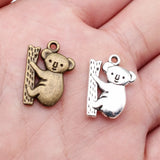 10pcs 20x14mm 2 Colors Antique Bronze Color Antique Silver Color Koala Charms For DIY Jewelry Making