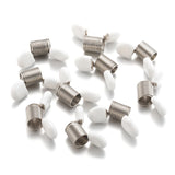 5pcs Sturdy Bead Spinner Loader Needle Large Eye Beading Needle and Beads End Charm for DIY Artistic Jewelry Designs V1037