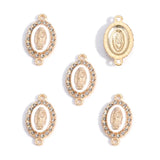 10Pcs Double-Drop Alloy Diamond-Studded Pendants DIY Necklace & Bracelet Jewelry Components Jewelry Making Materials W641