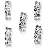 10pcs Metal African Hair Rings Beads Cuffs Tubes Charms Dreadlock Dread Hair Braids Jewelry Decoration Accessories 25*9*9mm R226