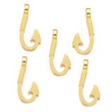 10pcs 5 Colors Fish hook Charms For Bracelet Earring necklace Pendants DIY Handmade Jewelry Accessories Making 31*13mm H11