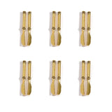 50pcs 6 Colors Mini tableware Spoon fork Dining knife Charms DIY Clothing luggage accessories Jewelry Making 21*3mm J511