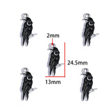 10Pcs Dark Gothic Series Jewelry Accessories Alloy Pendants for DIY Necklaces Earrings Charms Jewelry Materials W626