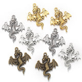 5pcs 5 Color Dragon Charm for Necklace Keyring jewelry Pendant  DIY Handmade Crafts accessories 26*32mm D816