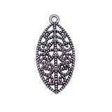 20pcs 27x12mm 2 Colors Antique Silver Color Gold Color Leaf Charms For DIY Jewelry Making