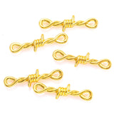 10pcs 3 styles 3D Thorns Metal Connectors Pendant Gothic Necklace Bracelet DIY Thorns Charms Jewelry Handicraft Making B200