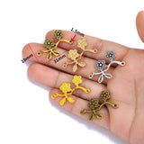 20pcs 5 Color Branches Flower Charm for Bracelet Necklace earring Connector DIY Handmade Jewelry Accessories 18*31mm Q280
