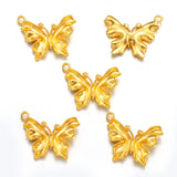 20pcs 6 Colors butterfly Charms For Bracelets Necklace Pendant DIY Handmade Jewelry Making accessories 19*23mm D2149