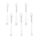 10pcs 5 colors alloy Baseball bat Charm For Necklace Bracelet necklace Pendant DIY Jewelry Crafts Making Accessories 35*5mm J475