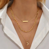 20pcs 5 colors alloy moon Charm For DIY Necklace Bracelet Earrings Pendant Jewelry Crafts Making Accessories L633