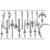 10-16pcs Gun black 16 Styles Mixed Alloy CharmsAnimation game weapon Pendant For DIY Handmade Jewelry Material